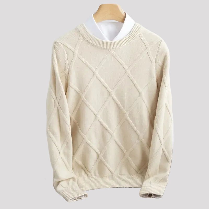 Verona Cashmere Sweater in Beige - Finn Jules
