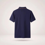 Van Elst Mode® | Comfortabele heren polo (TIJDELIJK 1+1 GRATIS!) in Blauw - Finn Jules