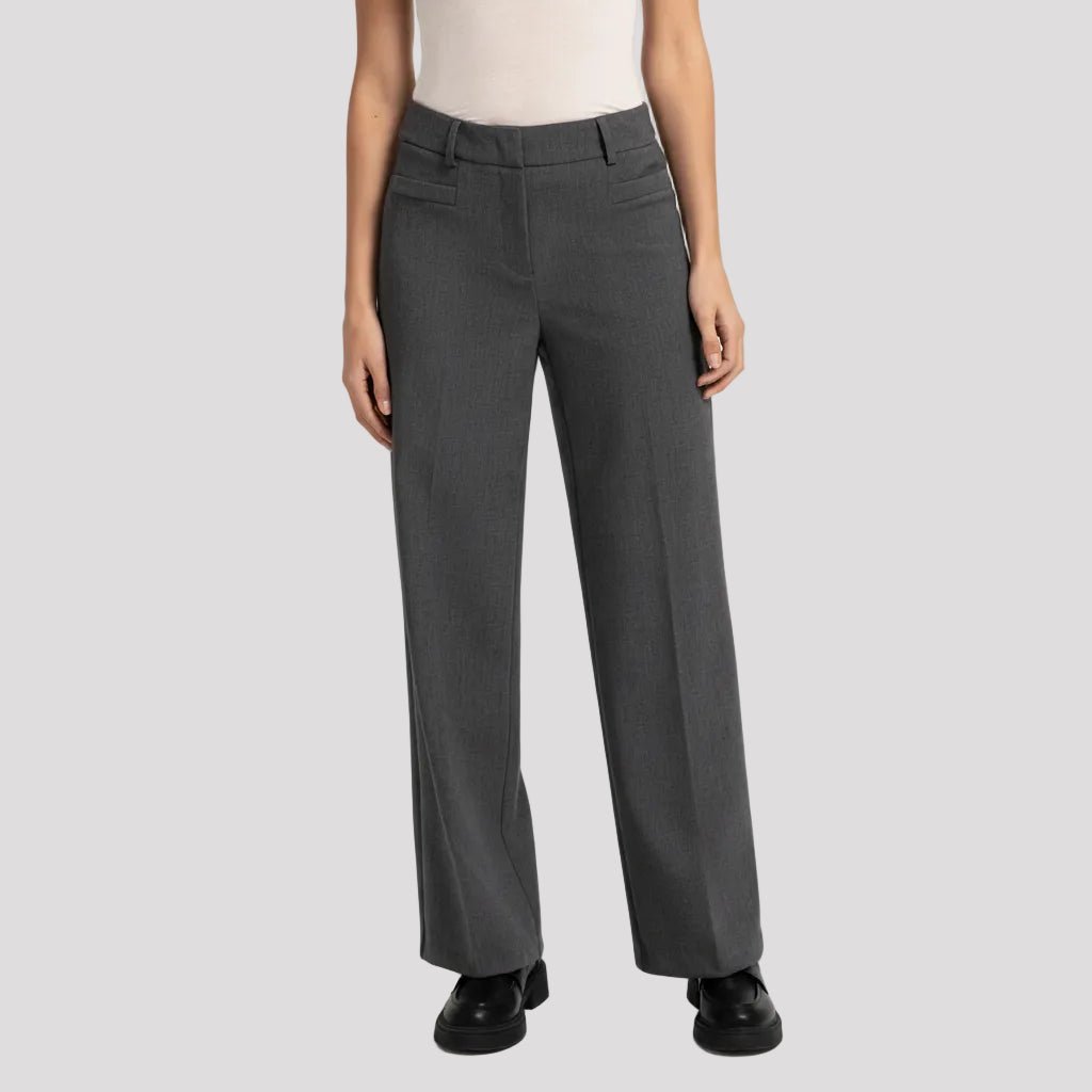 Geweven pantalon in Grijs - Finn Jules